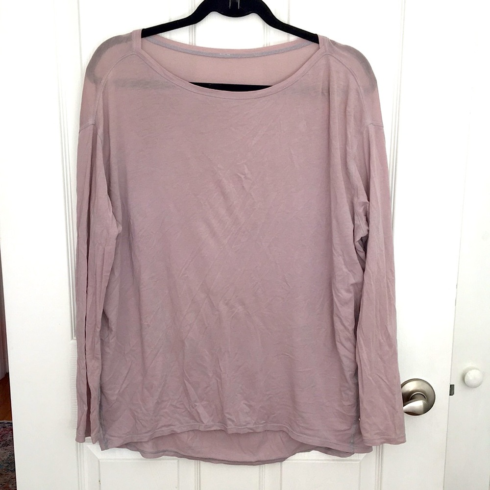 lululemon Back in Action LS Top - Size 6
